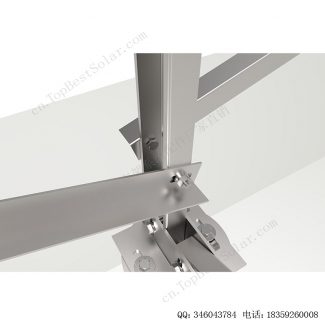 太阳能斜坡地面支架安装系统-SPC-GC-4H-W-EW-1