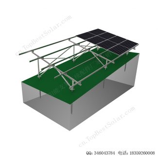 太阳能斜坡地面支架安装系统-SPC-GC-4H-W-EW-10
