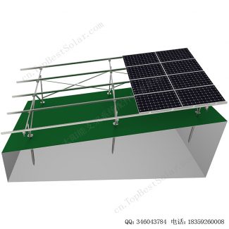 太阳能斜坡地面支架安装系统-SPC-GC-4H-W-EW-11