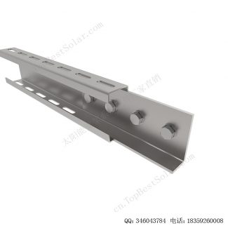 太阳能斜坡地面支架安装系统-SPC-GC-4H-W-EW-12