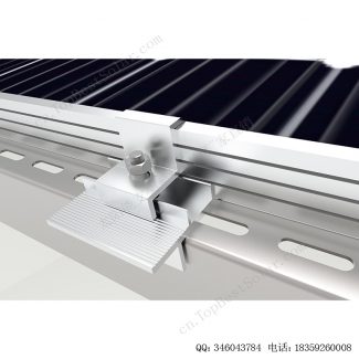 太阳能斜坡地面支架安装系统-SPC-GC-4H-W-EW-13