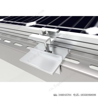 太阳能斜坡地面支架安装系统-SPC-GC-4H-W-EW-14