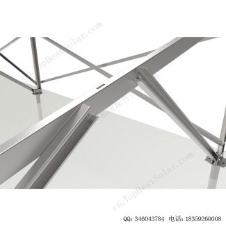 太阳能斜坡地面支架安装系统-SPC-GC-4H-W-EW-15