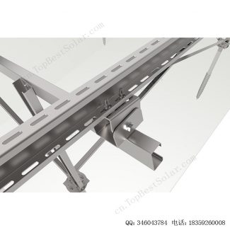 太阳能斜坡地面支架安装系统-SPC-GC-4H-W-EW-16