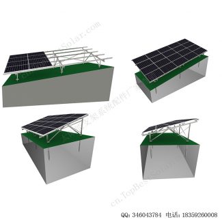 太阳能斜坡地面支架安装系统-SPC-GC-4H-W-EW-19