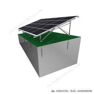 太阳能斜坡地面支架安装系统-SPC-GC-4H-W-EW-7