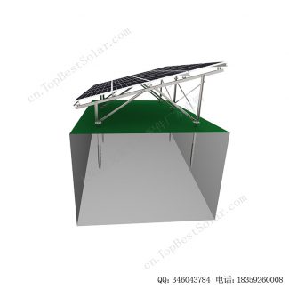 太阳能斜坡地面支架安装系统-SPC-GC-4H-W-EW-8