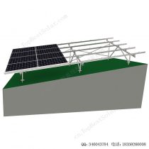 太阳能斜坡地面支架安装系统-SPC-GC-4H-W-EW-9