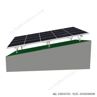 太阳能地面安装系统-碳钢支架W型-SPC-GC-4H-W-3