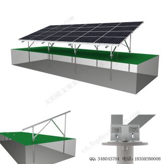 太阳能地面铝结构安装系统-SPC-GA20-4H-CW-2