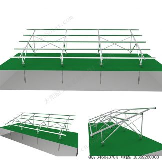 太阳能地面铝结构安装系统-SPC-GA20-4H-CW-7