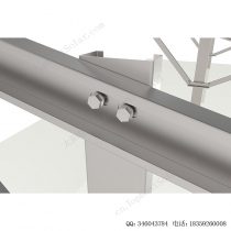 太阳能打桩地面安装支架-SPC-C-2V-PW-12