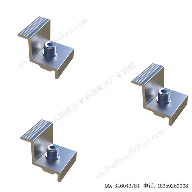 太阳能支架边压