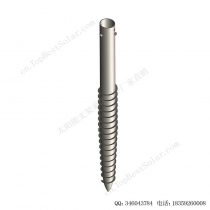 可调法兰盘地桩