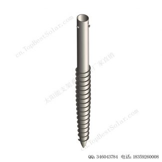 可调法兰盘地桩