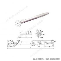 可调法兰盘地桩配件