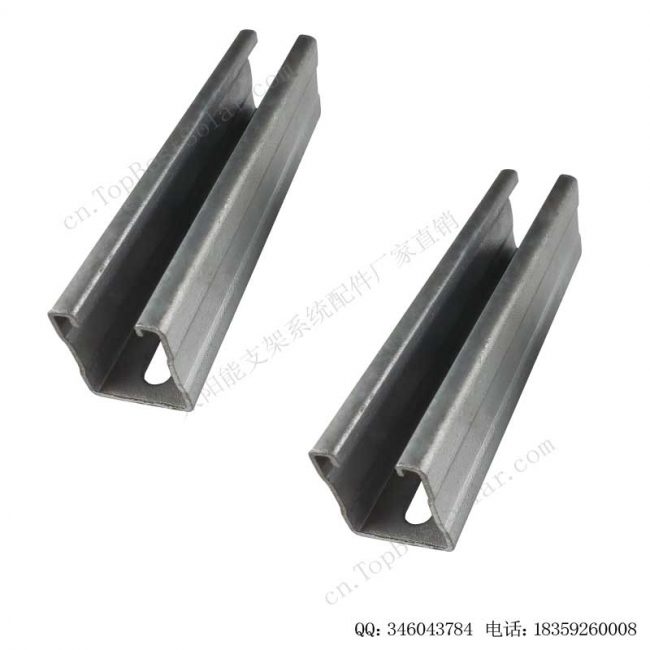 太阳能碳钢支架导轨配件安装厂家