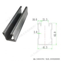 太阳能碳钢支架导轨配件厂家