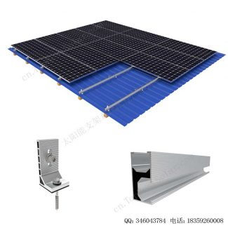 L脚彩钢瓦屋顶光伏支架