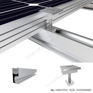 L脚彩钢瓦屋顶光伏支架系统安装