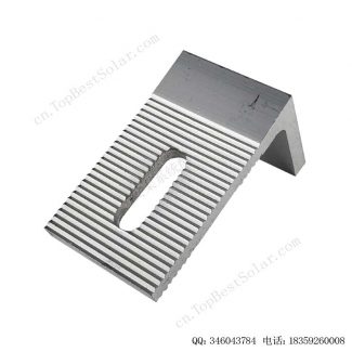 光伏铁皮屋顶安装L脚配件批发