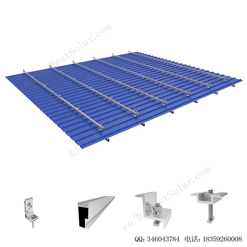 太阳能L脚铁皮屋顶安装厂家