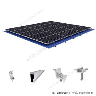 太阳能L脚铁皮屋顶安装系统