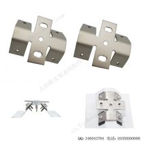 不锈钢 太阳能梯形彩钢瓦夹具厂家