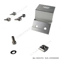 太阳能波形彩钢瓦夹具 阳极氧化铝