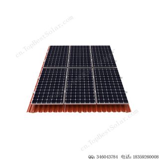 琉璃瓦屋顶光伏支架系统