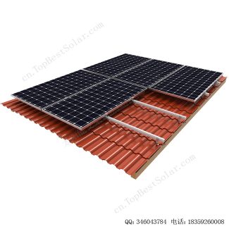 琉璃瓦屋顶光伏支架系统厂家