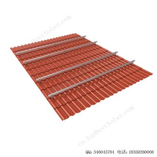 琉璃瓦屋顶光伏支架系统批发