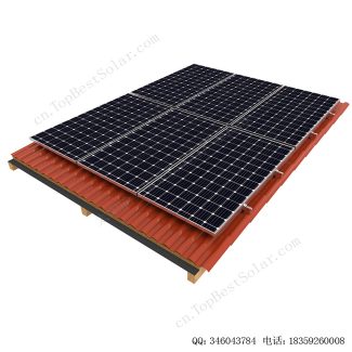 琉璃瓦屋顶太阳能支架系统 批零兼营