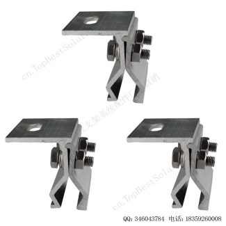 太阳能角驰760彩钢瓦铝夹具厂家