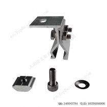 太阳能角驰760彩钢瓦铝夹具批发