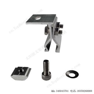 太阳能角驰760彩钢瓦铝夹具批发