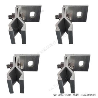 太阳能角驰760彩钢瓦铝夹具阳极氧化