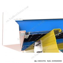 无框太阳能板防水车棚