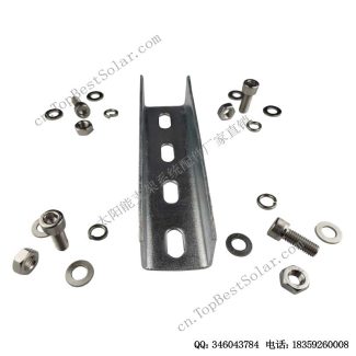 光伏支架热镀锌C钢连接件