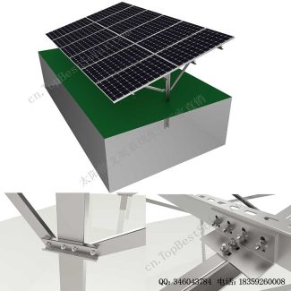 单立柱太阳能支架