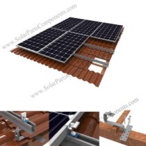 The tile roof ZAM steel mounting adopts advanced modular design