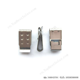 光伏线夹不锈钢卡扣产品特写