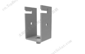 光伏板方管款压块-2 太阳能支架系统